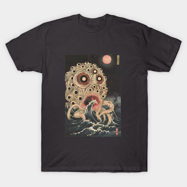 Vintage japanese sea monster 2 T-Shirt by obstinator